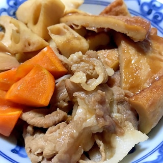 豚肉と蓮根の煮物